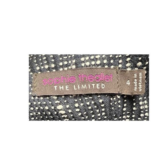 Sophie Theallet The Limited Skirt Women's Size 4 Black White Textured Pencil - Picture 6 of 8